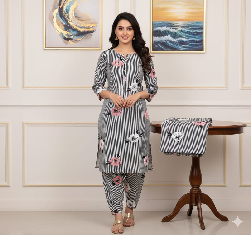 2 Pcs Unstitched Digital Print Suit JS 0550