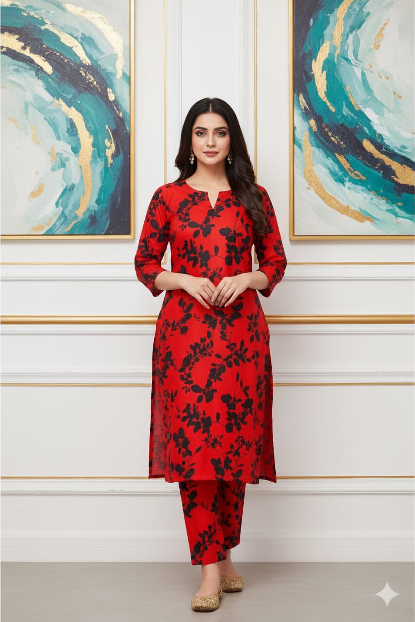 2 Pcs Unstitched Digital Print Suit JS 0520
