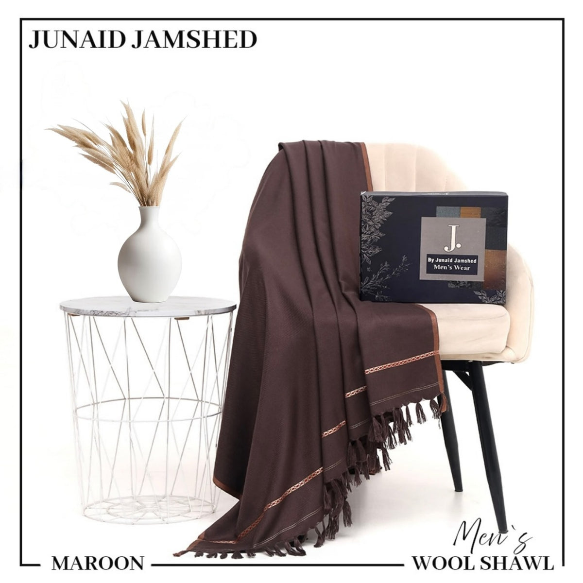 J. Premium Winter Shawl for Men JS 0908